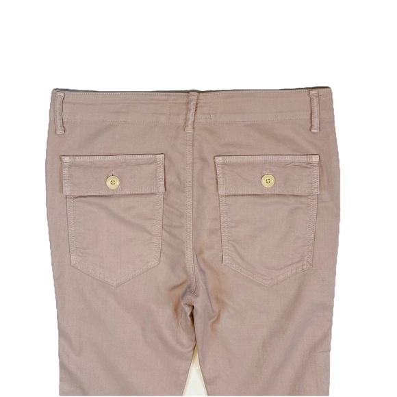 The Great Slouch Army Pants Size 25 Rosewater Pink High Rise Button Fly Ankle - Picture 11 of 16